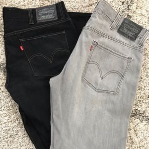 Pair Of Levi’s 511 Skinny Jeans 38x32